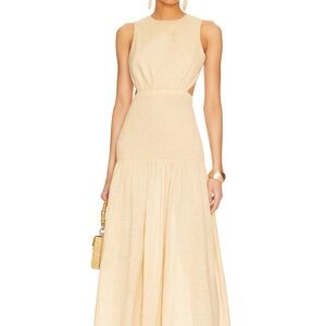 Revolve Lottie Dress in Oat Size Small NWT